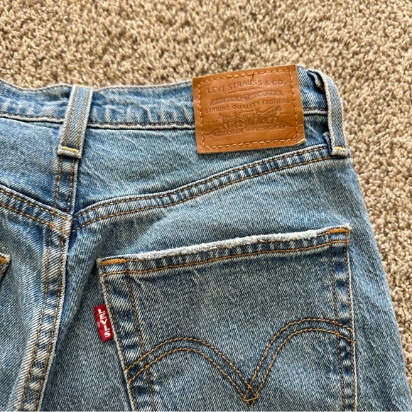 Levi’s Ribcage Straight Ankle Jeans Size 26 Blue - Picture 5 of 13